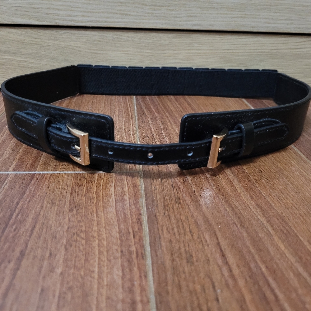 Black waist belt women's